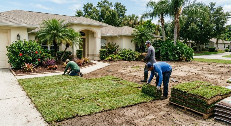 Bahia Sod Installation in Aiken, SC