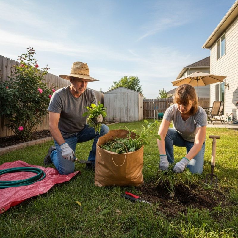 Rock Bed Weeding in Ventura County, CA