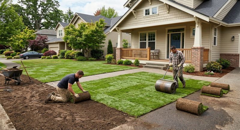 Yard Sod Installation in Ventura County, CA
